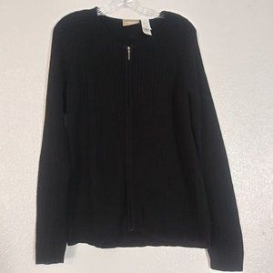 Liz Claiborne Liz wear women's size L black sweater